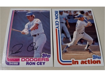 1982 Topps:  Ron Cey