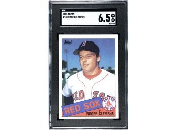 1985 Vintage SGC Excellent/Near Mint  6.5:  Roger Clemens (Rookie Card)