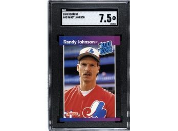 Randy Johnson (Rated Rookie):  SGC Near Mint  Slab - HoF Pitcher!