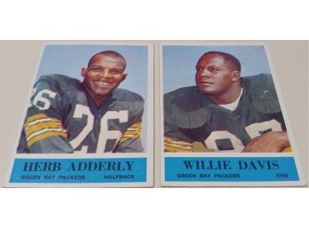 1964 Topps:  Willie Davis & Herb Adderly