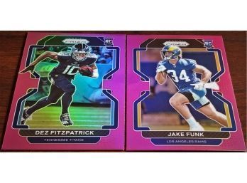 2020-21 Panini - Prizm:  Dez Fitzpatrick & Jake Funk (Rookie Cards)