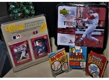 Fleer 1989, '90 & '91 (3-Pack), Upper Deck Lunch Box & Classic Board Game