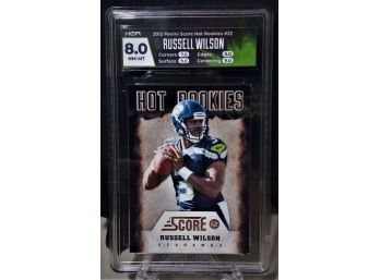 Russell Wilson:  The Rookie Card...HGA Color Coord. Slab