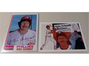 1990 Upper Deck & 1982 Topps:  Mike Schmidt