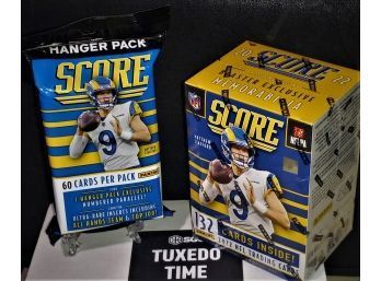 2022 Score NFL Cards:  A Blaster Box & Hanger Pack {Factory Sealed}...192 Cards
