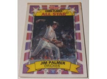 1992 Kellogg Cereal Card Mini 3-D:  Jim Palmer