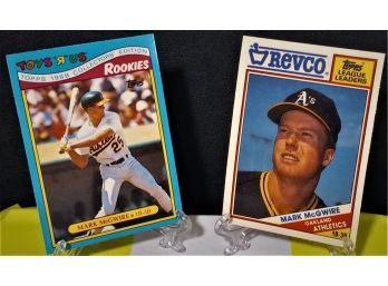 1988 Topps Toys 'R' Us & Revco Cards:  Mark McGwire