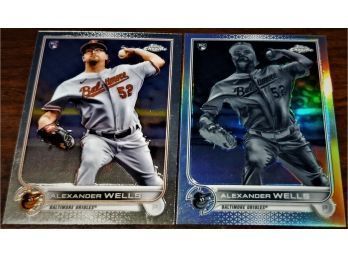 2022 Topps Chrome:  Alexander Wells (Rookie Card)