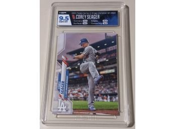 HGA Gem Mint:  Corey Seager (Short Print Variation)