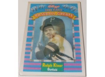 1991 Sportflics:  Ralph Kiner HOF (3-D Variation)