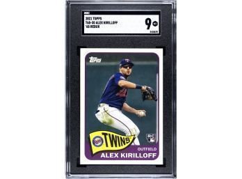 SGC Black Tuxedo Slab: Alex Kirilloff (Rookie Card)