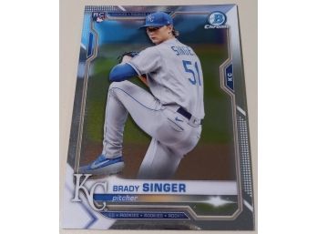 2021 Topps - Bowman Chrome:  Brady Singer (Rookie Card)