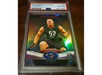 J.J. Watt:  PSA '10' Gem Mint! {Rookie Card}