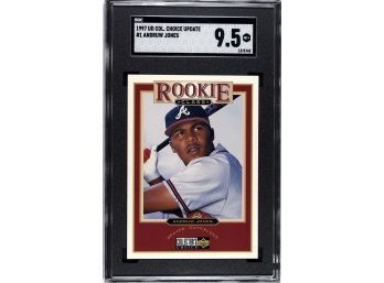 1997 Upper Deck Collection:  Andruw Jones - SGC Mint Plus '9.5' {Rookie Card}