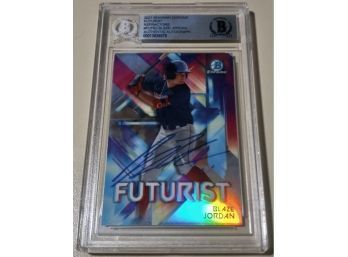 2021 Topps-Bowman Chrome:  Blaze Jordan (Autograph Certified)