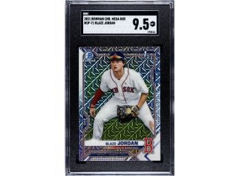 Blaze Jordan In A Stunning Card Refractor In Black Tuxedo