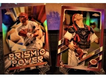 2021 Topps Chrome:  Rhys Hoskins & Tyler Stephenson