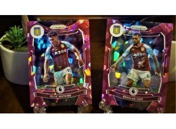 2021-22 Panini Prizm Premier League Soccer:  Ollie Watkins & Douglas Luiz