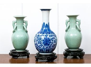 Three Chinese Small Porcelain Jars