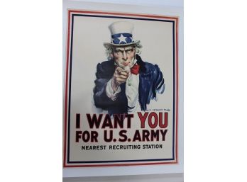 James Montgomery Flagg, I Want You For US Army 1917 Original