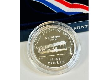 2003 Commemorative First Flight Half Dollar - Proof In Gov. Packaging With Coa
