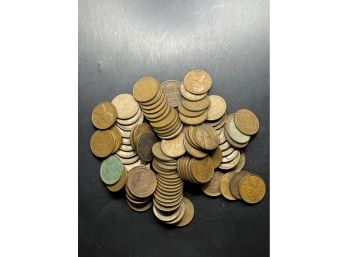 100 Wheat Pennies Miscellaneous Dates