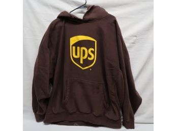 UPS Brown Hoodie Size Men's 2X