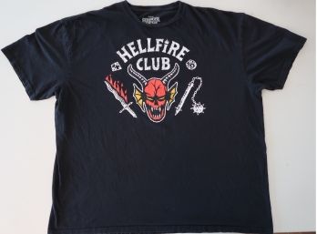 Stranger Things Hellfire Club T-Shirt, Adult 2XL