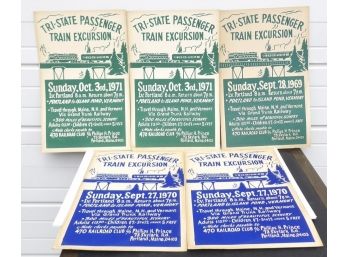 Five Tri State Passenger Excursion 1969-1970 Graphic Posters