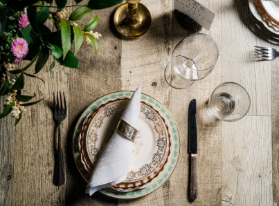 the thrifted table, vintage tablescape, rustic tablescape, emily kontos, natural table setting