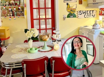 Denise Rodriguez and her inspiring collections throughout her home