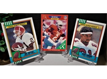 1989 NFL Pro Set & 1990 Topps:  Eric Metcalf & Deion Sanders (Super Rookies)