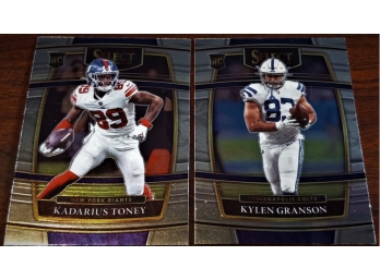 2022 NFL Select:  Kadrius Toney & Kylen Granson (Rookie Cards)