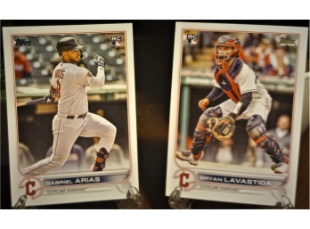 2022 Topps Update Series:  Gabriel Arias & Bryan Lavastida {2-Card Lot} - Rookie Cards