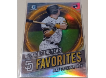 2021 Topps:  Jake Cronenworth (Rookie Card)