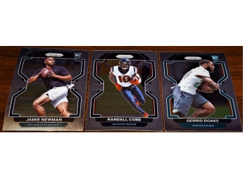 2021 Panini Prizm Football: Jamie Newman {RC}, Randall Cobb, & Gerrid Doaks {RC}