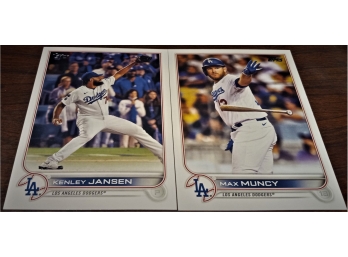 2022 Topps Update Series:  Kenley Jansen & Max Muncy