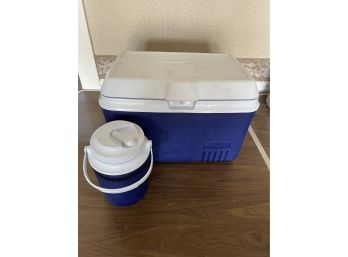 Rubbermaid Cooler And Thermos