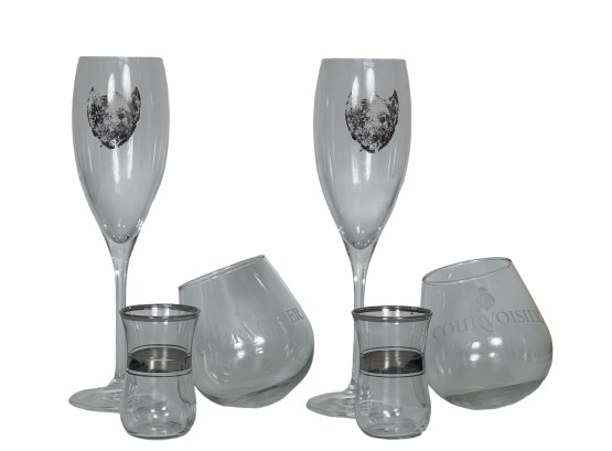 (2) PAIRS Of BRANDED BAR GLASSES & (1) OTHER