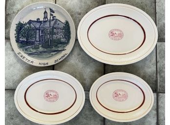 (4) PCS EXETER RELATED DISHES