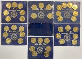 (6) COIN HISTORY OF THE US PRESIDENTS PACKS