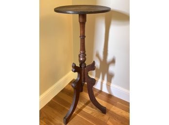 CARVED VICTORIAN CANDLE STAND