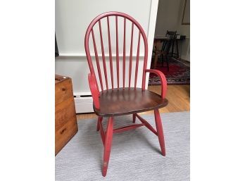 PAINTED CANADIAN MADE WINDSOR ARMCHAIR