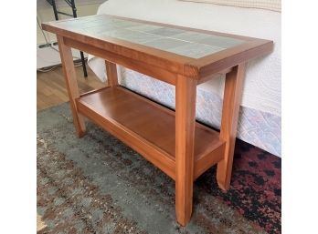 TILE TOP CONSOLE TABLE