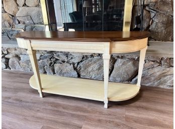 LANE FURNITURE DEMI LUNE SOFA TABLE