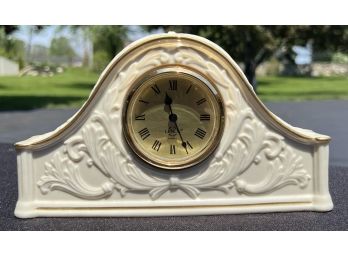 LENOX PORCELAIN MANTEL CLOCK