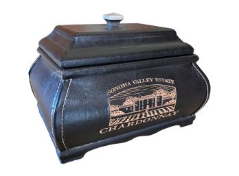 SONOMA VALLEY ESTATE LEATHER BOUND HUMIDOR