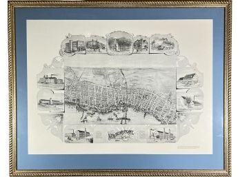 LARGE REPRODUCTION 1894 NEWBURYPORT MAP