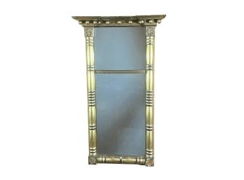 FEDERAL STYLE GILT SPLIT COLUMN MIRROR