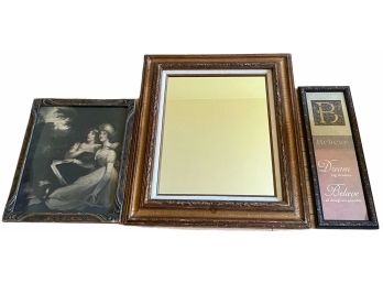 (3) PIECE DECORATIVE FRAME LOT